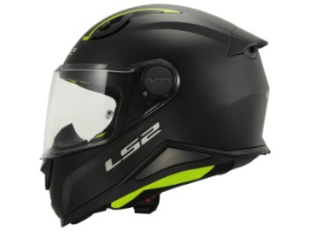FF812 KID Solid schwarz matt Kinderhelm ECE 22.06 mit Notfall-Entriegelungssystem