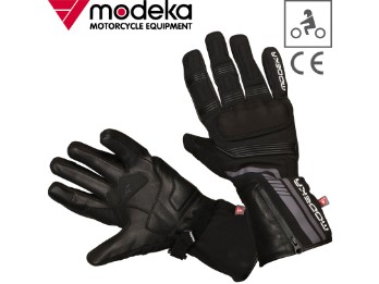 Modeka SAHARA TRAVELLER Herren Sommer Motorradhandschuhe Leder/Textil std/lang/k