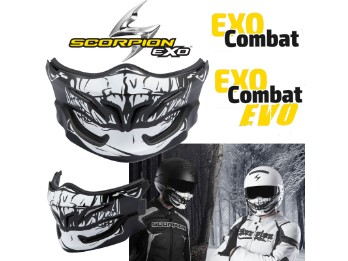 Kinnteil SKULL Maske für Helm Exo-Combat EVO / Exo-Combat Solid Opex Rookie usw.