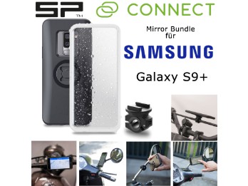Mirror Bundle Motorrad Spiegelhalterung für Samsung Galaxy S9+