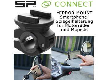 Handy Motorrad-Spiegelhalterung Mirror Mount für Smartphones Moped 360°