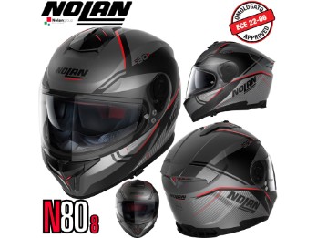 Integralhelm N80-8 Astute 24 mit Ultra-Wide Visier Pinlock und Sonnenblende