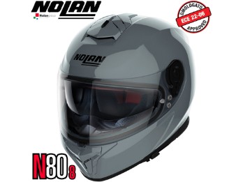 Integralhelm N80-8 Classic 8 slate grau mit Ultra-Wide Visier Pinlock und Sonnenblende
