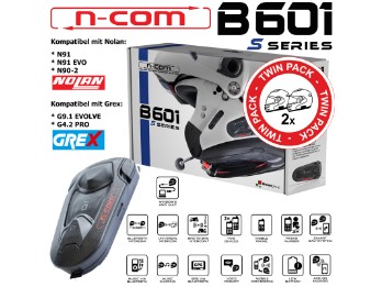 Headset N-COM B601 S Doppelset für Nolan N91 / N90-2 Grex G9.1 Evolve / G4.2 Pro