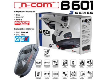 Headset N-COM B601 S Einzelset für Nolan N91 / N90-2 Grex G9.1 Evolve / G4.2 Pro