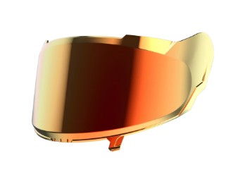 Visier iridium rot für Helm X.R3R