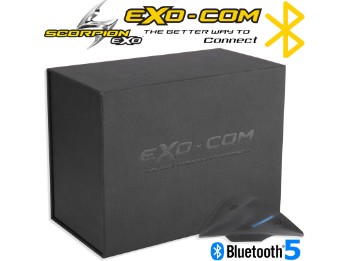 Headset EXO-COM für EXO-520 / EXO-930 / EXO-S1 / EXO-HX1 / EXO-TECH Carbon Motorrad Bluetooth 5 HD DynaMesh uClear