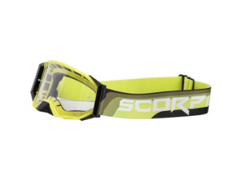 E24 neongelb schwarz Cross-Brille kratzfest antifog Motocross