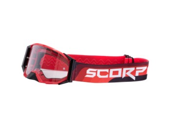 E24 rot schwarz Cross-Brille kratzfest antifog Motocross