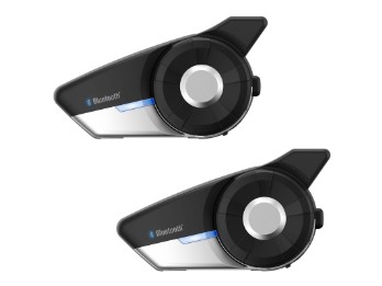 Motorrad Headset 20S EVO Modell 2022 Doppelset mit HD-Lautsprechern Intercom Bluetooth Advanced Noise Control