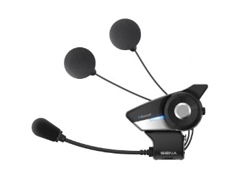 Motorrad Headset 20S EVO Modell 2022 Einzelset mit HD-Lautsprechern Intercom Bluetooth Advanced Noise Control