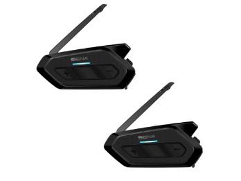 Headset Spider RT1 Doppelset ultraflach Bluetooth 5.1 Mesh Intercom mit Premium HD Lautsprechern