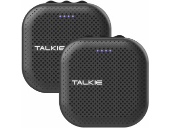 Talkie Outdoor Walkie-Talkie Doppelset schwarz