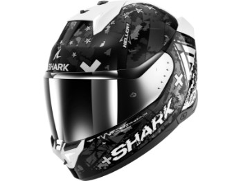 Skwal i3 Hellcat KUS Integralhelm mit LED ECE 22.06 +EXTRA VISIER Max Vision Pinlock Sonnenblende