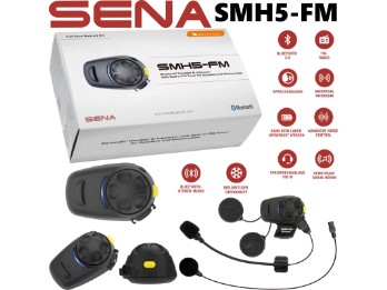 Headset SMH5-FM Einzelset Bluetooth Sprechanlage Radio Universal-Intercom 700m
