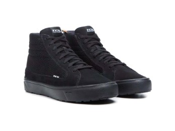Street 3 Air schwarz Motorradschuhe Sneaker CE Leder Mesh D3O-Protektoren