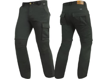 Dual Pants 3.0 Monolayer schwarz CE AA Motorradjeans Cargo Hose 2in1 leicht mit Protektoren