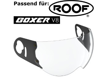 Visier für Helm Boxer V8 klar kratzfest antifog