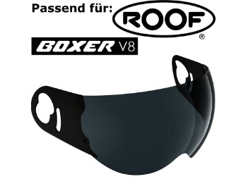 Visier für Helm Boxer V8 stark getönt 100% kratzfest