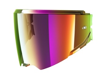 Visier für Helm OXO iridium regenbogen für Helmgröße L / XL / X