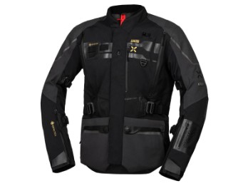 Venture-GTX 1.0 schwarz grau Motorradjacke Gore-Tex Zwei-Lagen-Laminat CE wasserdicht X-Stretch Protektoren