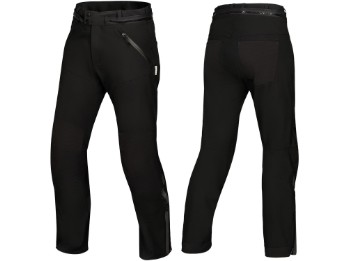 Tourster-STX 1.0 schwarz Motorradhose Laminat CE impacTec Protektoren wasserdicht X-Stretch