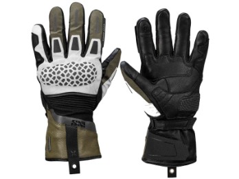 Venture-STX 1.0 hellgrau olive schwarz Laminat-Motorradhandschuhe CE wasserdicht weiche Knöchelschützer Leder