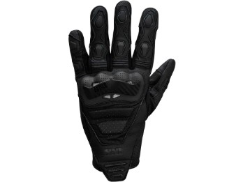 Rapid 1.0 schwarz Motorradhandschuhe Leder CE atmungsaktiv Stretch Touch