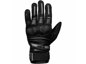 Montevideo Air 2.0 schwarz Motorradhandschuhe Leder Mesh CE Protektoren Touch