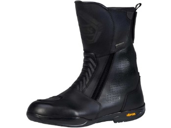 Nordin-ST 2.0 schwarz Motorradstiefel CE Leder wasserdicht Protektoren