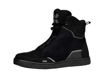 Rapid-Air 1.0 schwarz Motorrad-Sneaker CE Komfort-Fußbett Walk Ride Walk