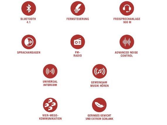 16001026, HEADSET SENA 10R DOPPELSET