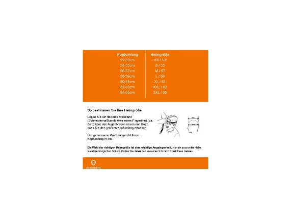 Schuberth_Groessentabelle