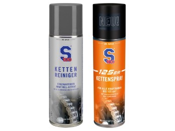 Set: S100 125er Kettenspray + Kettenreiniger