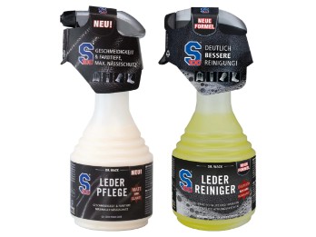 Set: S100 Lederpflege Matt & Glanz + LEDERREINIGER