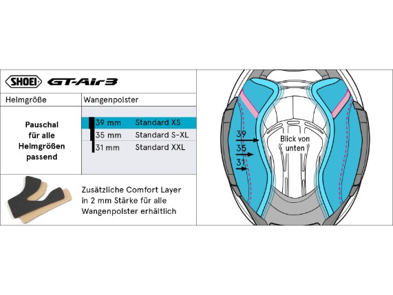 Tabelle-GT3-Cheekpads-DE-39