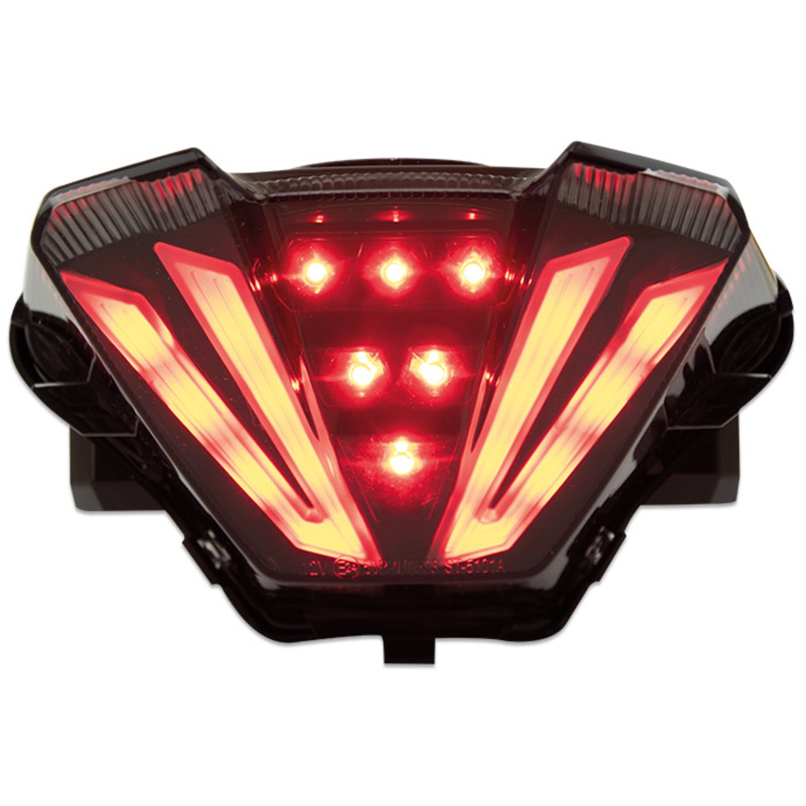 Universal LED Rücklicht Rot E-Geprüft für Roller Motorrad Quad, Rücklichter, Beleuchtung, Verschleissteile