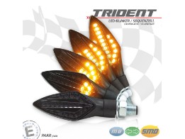 SMD Blinker LED Trident schwarz Set 
