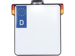 Kennzeichenhalterung "all in one"