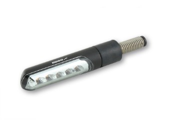 LED Lauflicht-Blinker ELECTRO, schwarz, getöntes Glas, E-geprüft