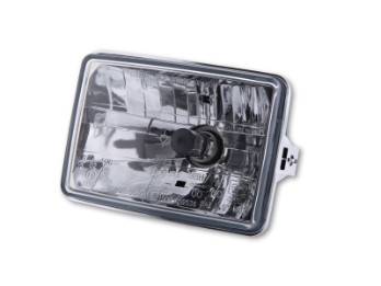 Scheinwerfereinsatz H4 Klarglas E-geprüft