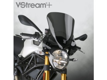 Windschild V Stream schwarz getönt Ducati 696 796 1100