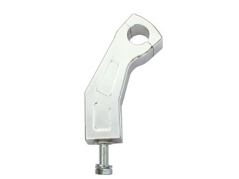 Alu-Riser, gekroepft, 120 mm hoch, poliert