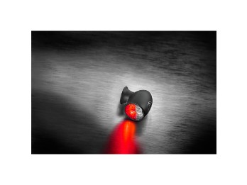 3 in 1 Blinker mit Rücklicht und Bremslicht "Atto DF" schwarz