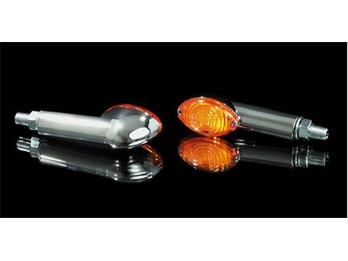 Blinker CATEYE, verchromt, lang, E-gepr., Paar
