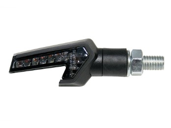 LED-Blinker STRADA, schwarz, E-geprüft, Paar