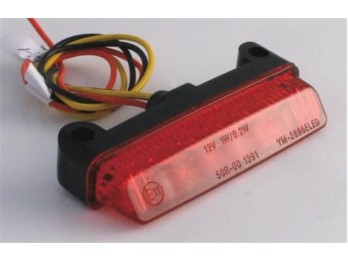 Mini-LED-Rücklicht, rotes Glas, E-gepr.