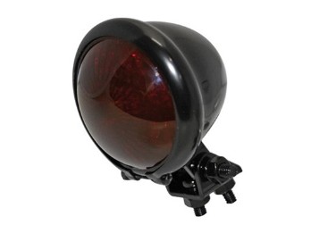 LED-Ruecklicht BATES STYLE, schwarz, rotes Glas