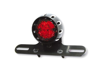 LED-Ruecklicht MILES, schwarzes Geh., Glas rot, EG
