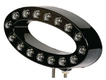 LED-Ruecklicht MEMPHIS, oval, schwarz, E-gepr.